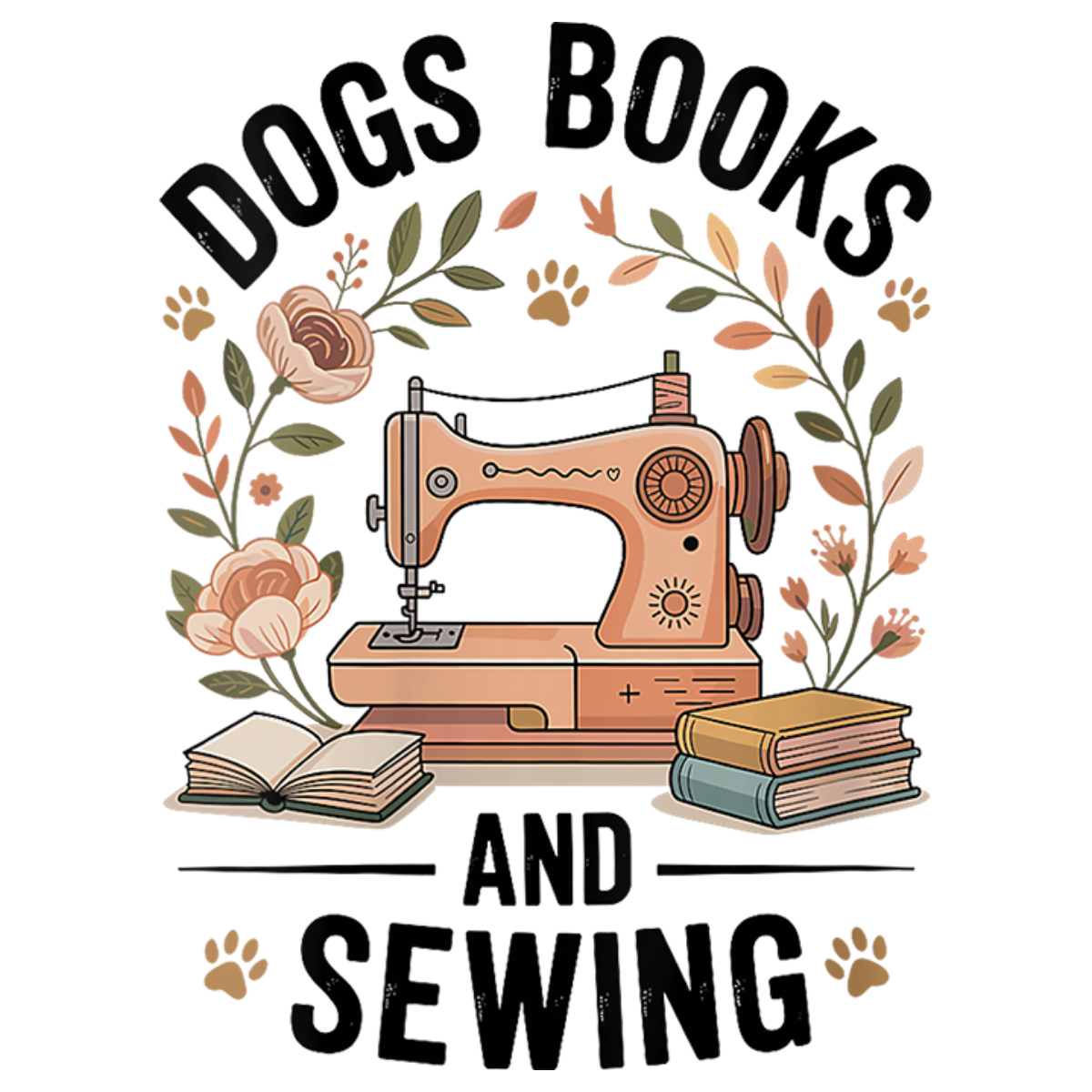 Books & Sewing - Dogs SQ07