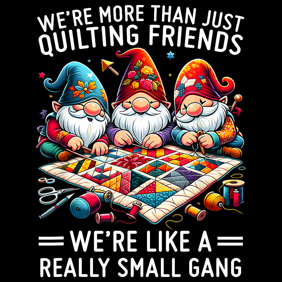 Quilting Friends Gang - Gnomes SQ05