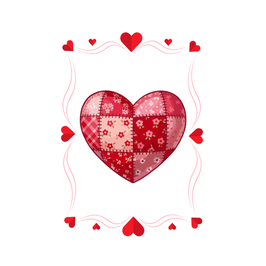 Love -  Patchwork Heart LV09